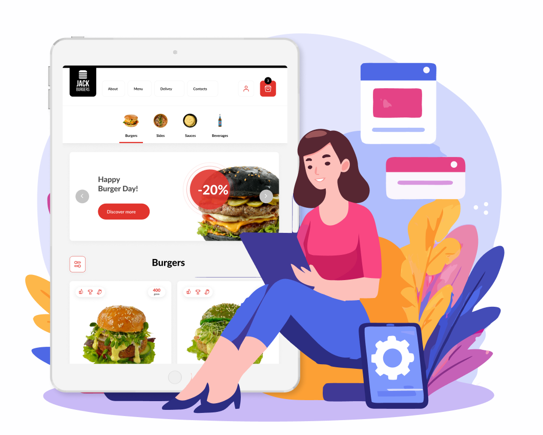 GloriaFood Partner Program vs Delivety for agencies