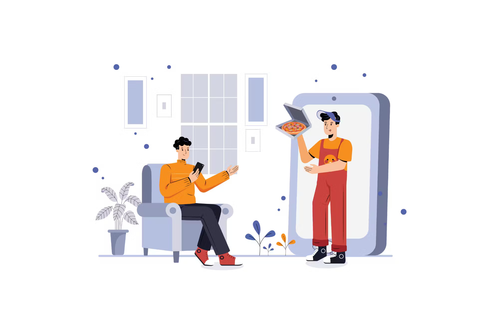 Virtual restaurant model explained with virtual kitchen concept and online food delivery process